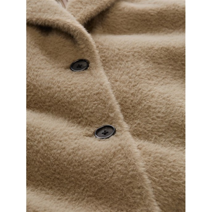 Tom Tailor Cosy Cape winterjas 1051134 - soft taupe Tom Tailor Cosy Cape winterjas 1051134 - soft taupe